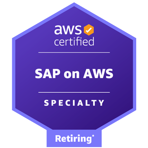 logo certificazione SAP on AWS speciality