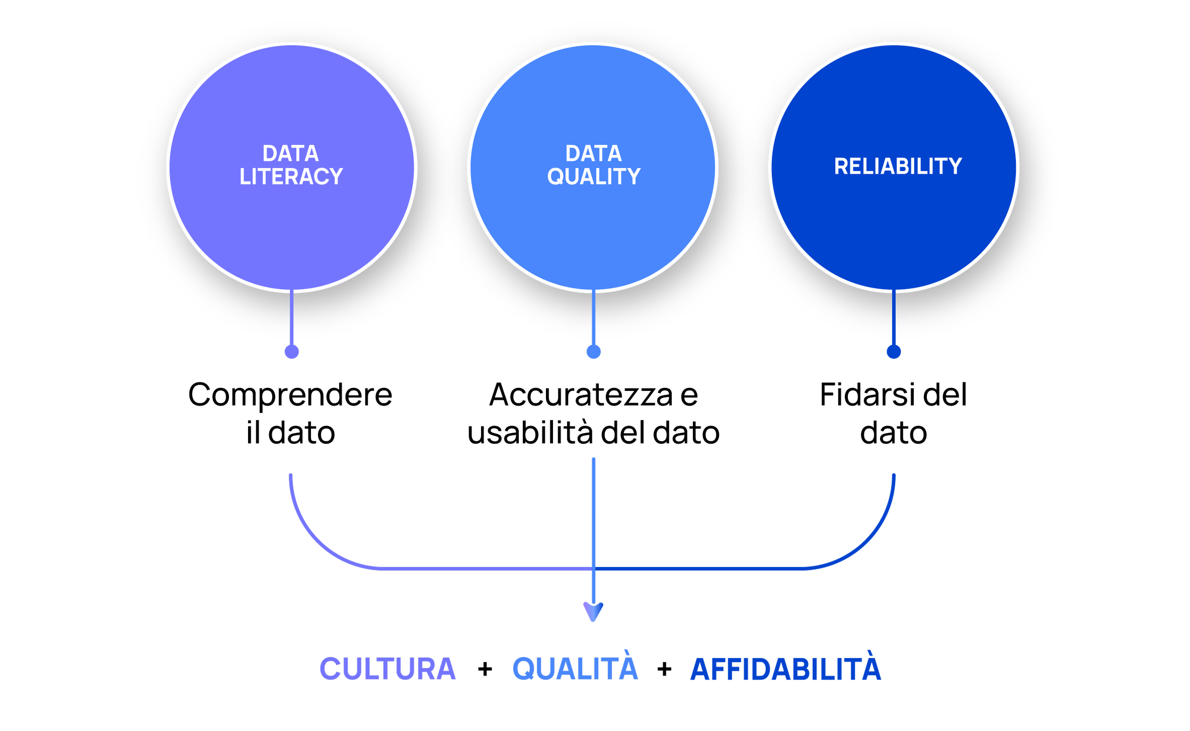 grafico Data Literacy Data Quality e Data Reliability