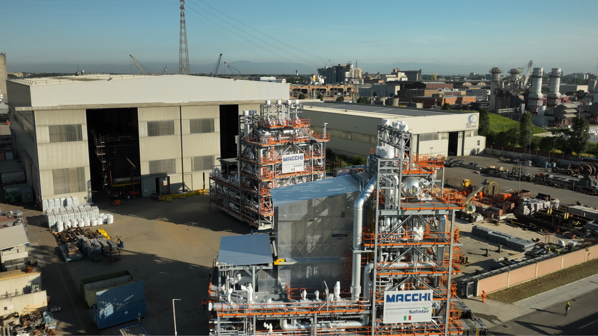 immagine che mostra l'azienda vista dall'alto