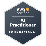 logo AWS certified AI pratictioner Foundational