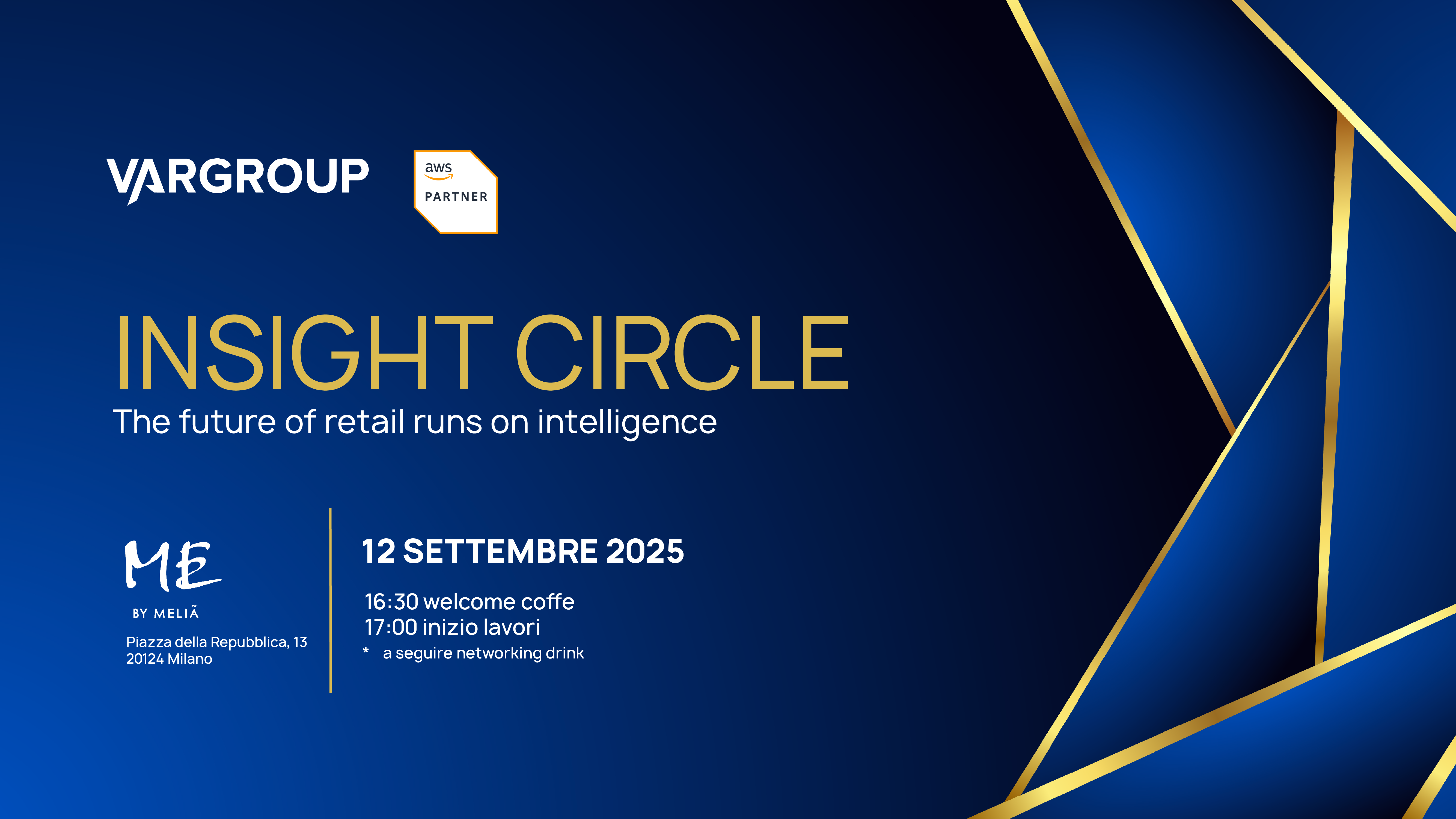 flyer invito con dettagli dell'evento