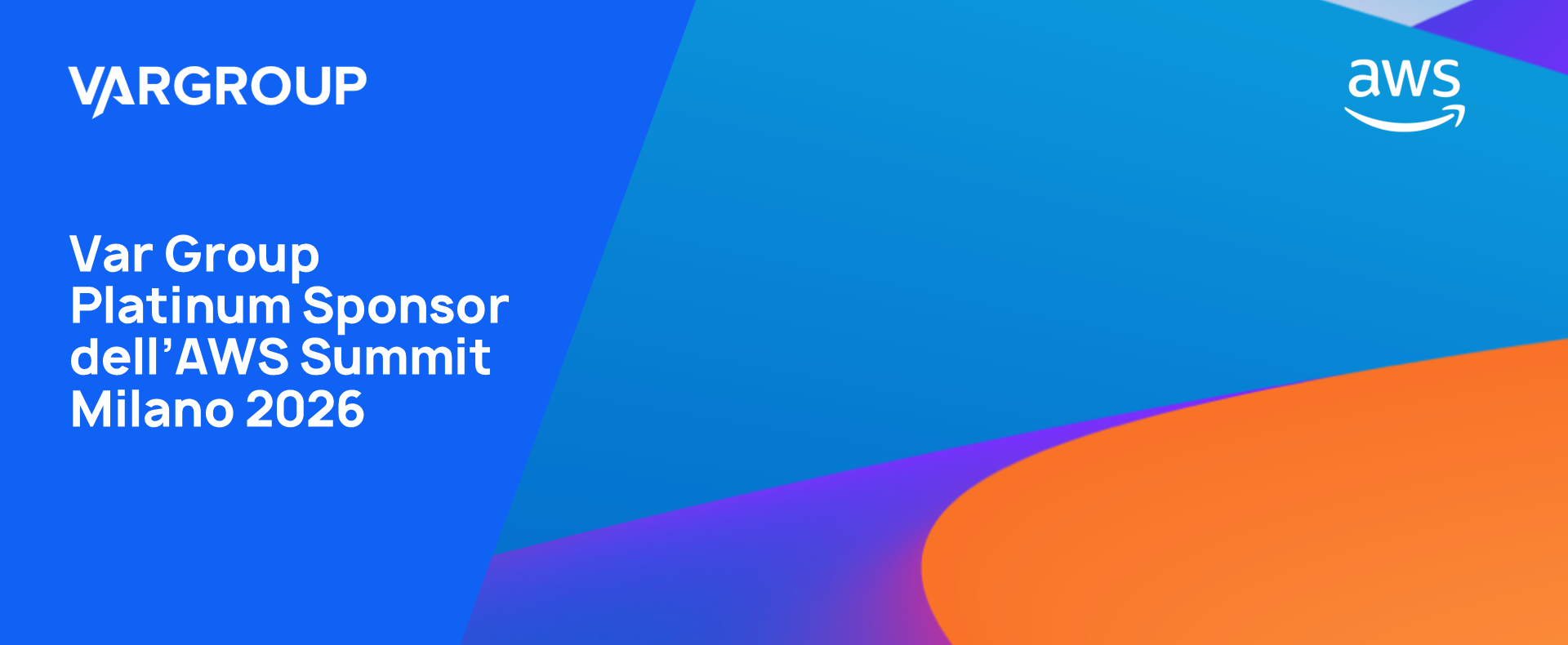 immagine astratta con sfumatura dal blu all'arancione