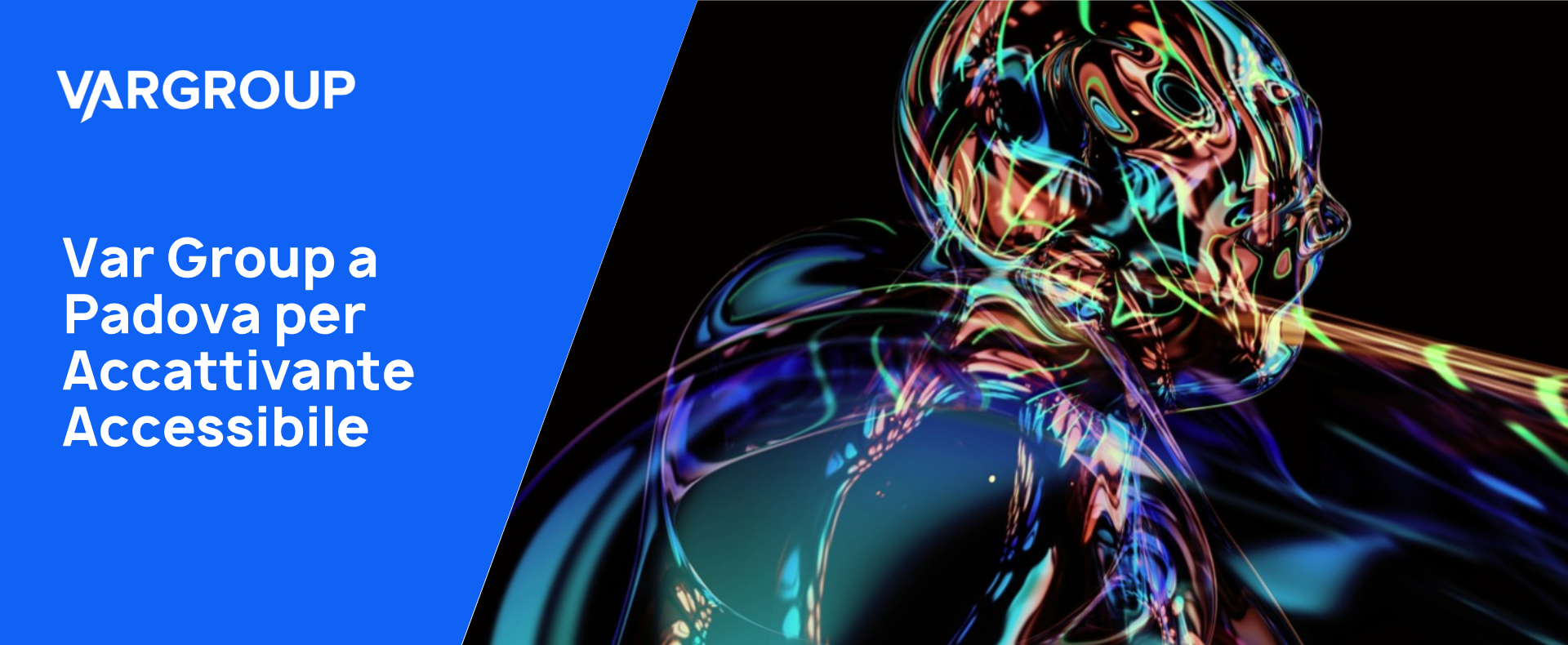 immagine astratta con sfumatura dal blu all'arancione