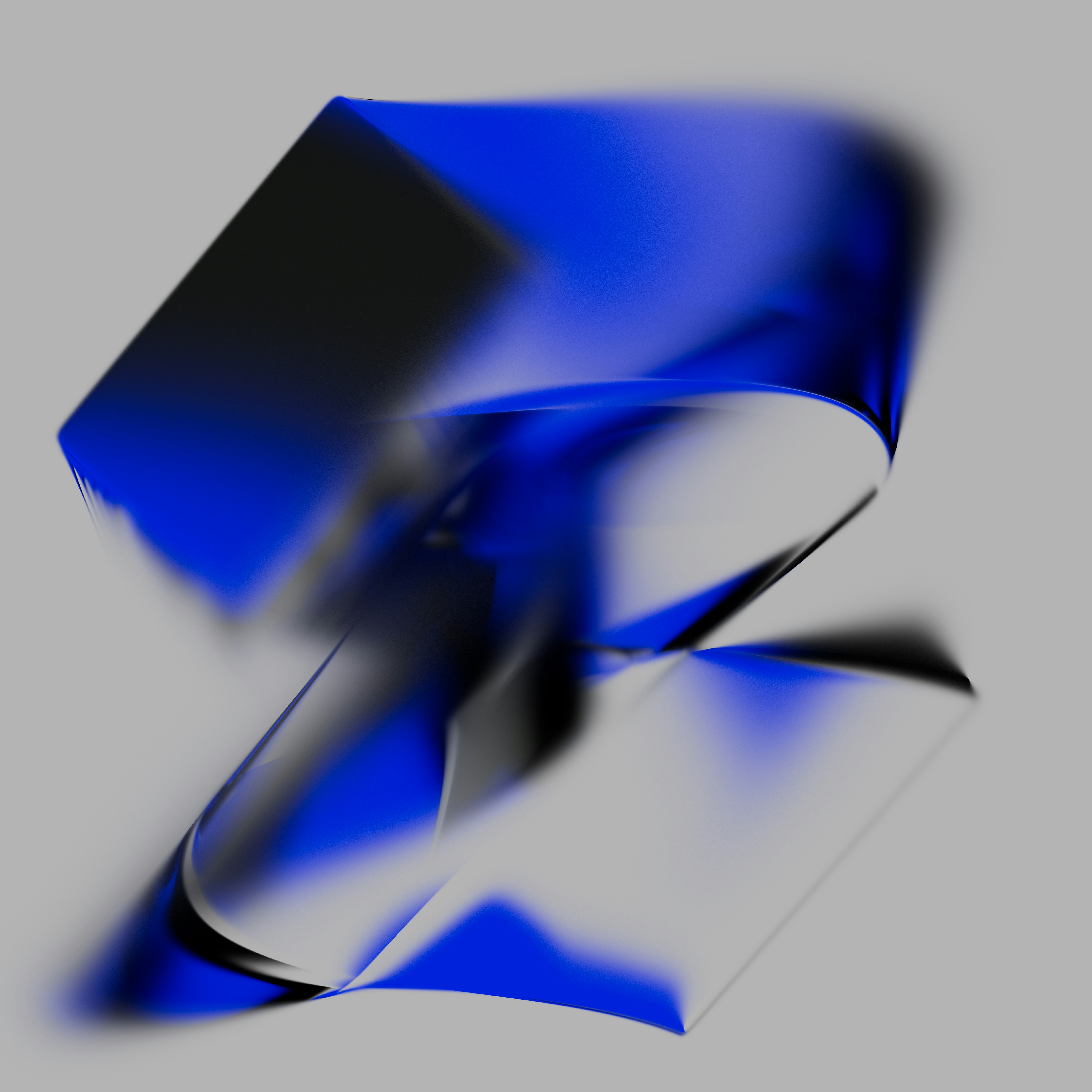 immagine astratta di un flusso circolare blu