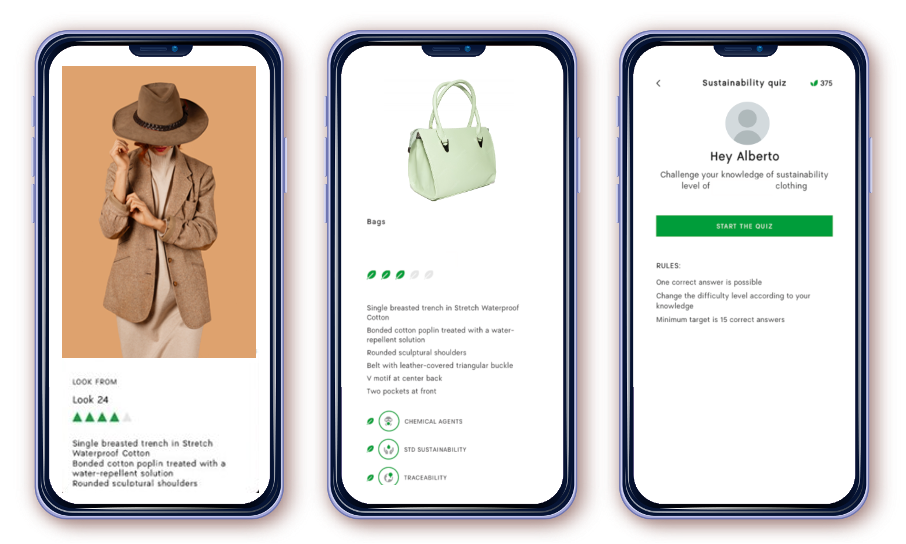 screen dell'applicazione su Iphone
