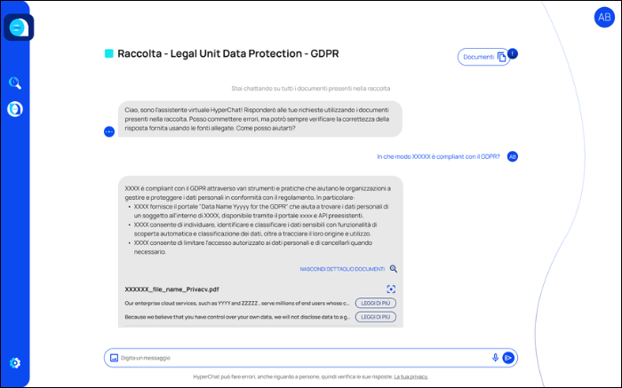 HyperChat - ricerca documentale con l'intelligenza artificiale
