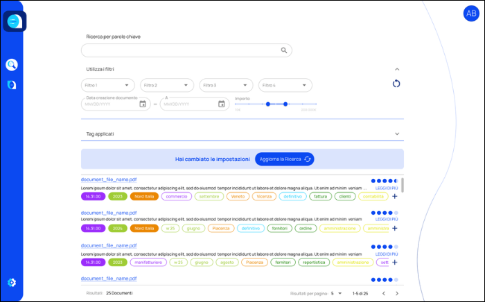 HyperSearch - ricerca documentale potenziata dall'intelligenza artificiale