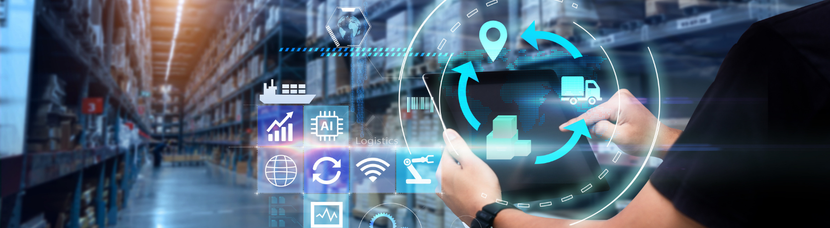 Smart Logistic, sfondo astratto