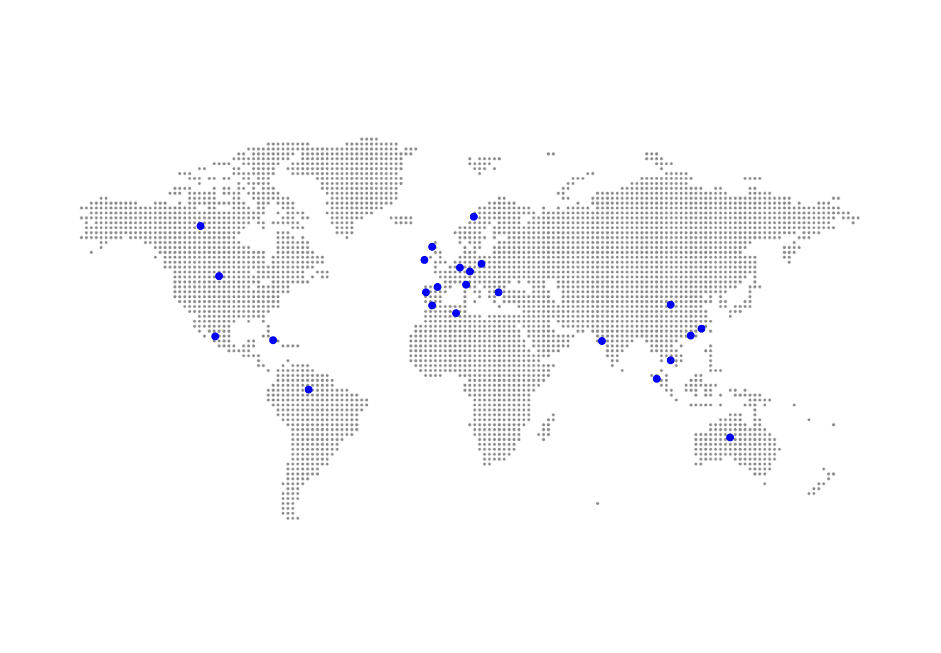 progetti internazionali, mappa