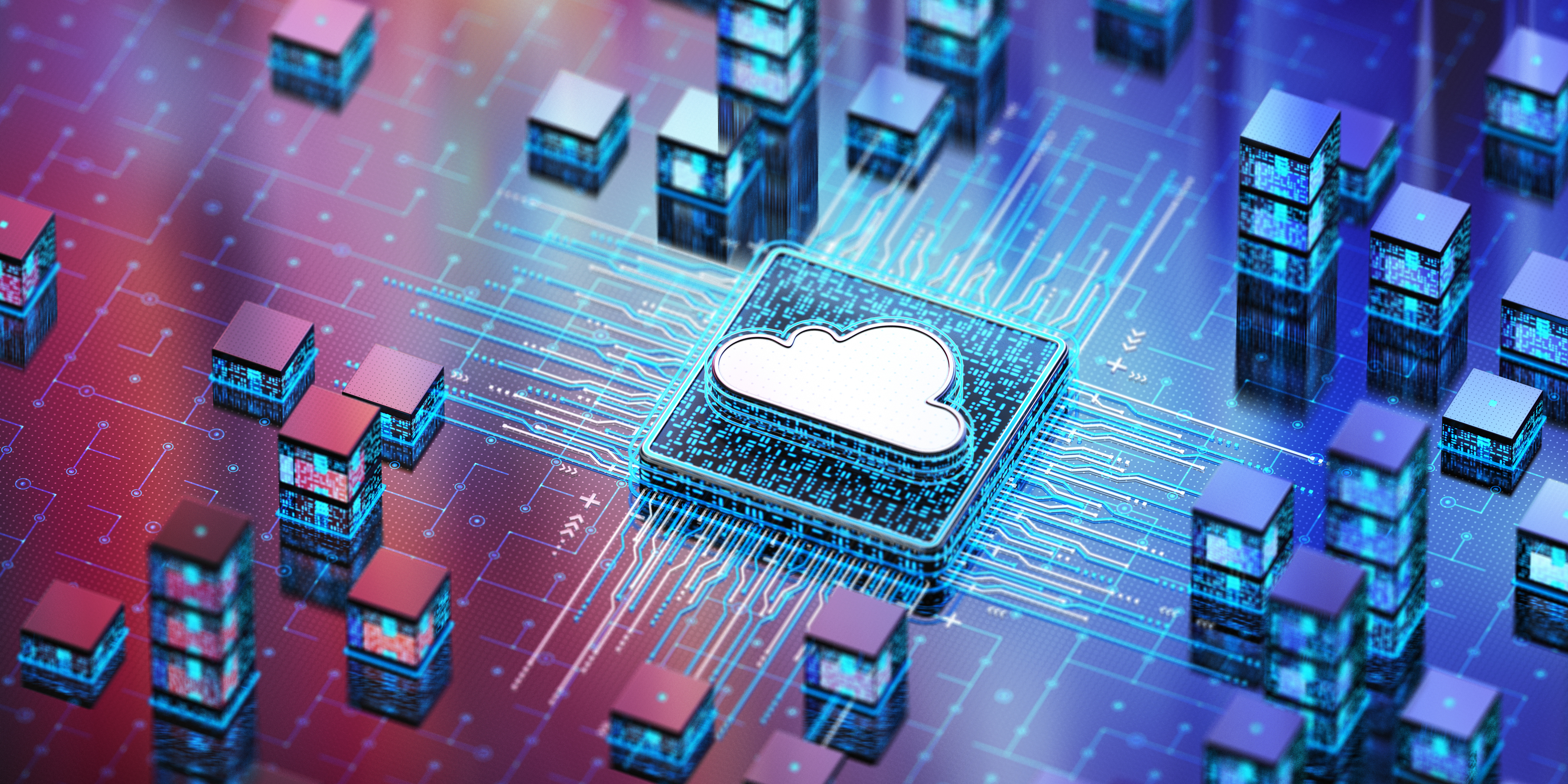 Immagine di sfondo Test cloud