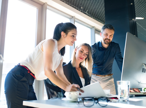 people working SAP Busienss One