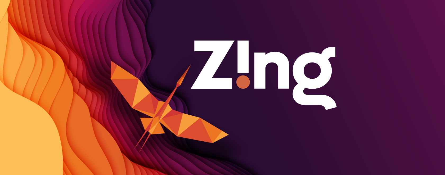 Gru che è il simbolo dell'evento Zing