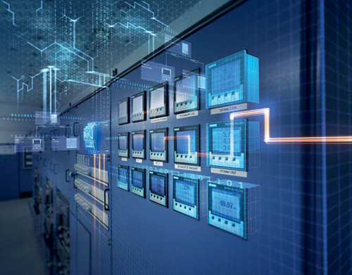 Interfaccia digitale di un sistema di controllo industriale di distribuzione di energia