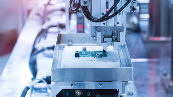 Macchinario automatizzato per l'assemblaggio di circuiti elettronici