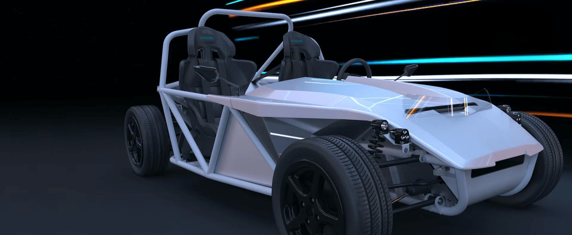 E-car realizzata con la soluzione NX CAD di Siemens