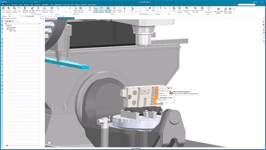 Solid Edge CAM Pro