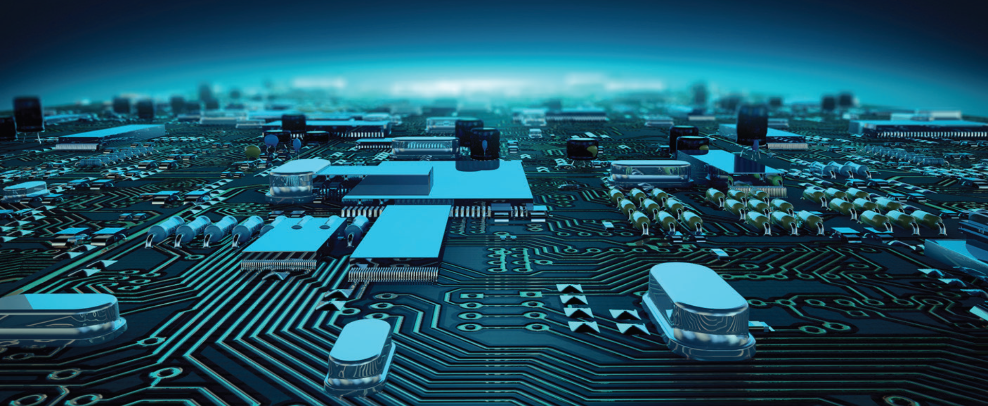 Rappresentazione digitale di un circuito elettronico complesso