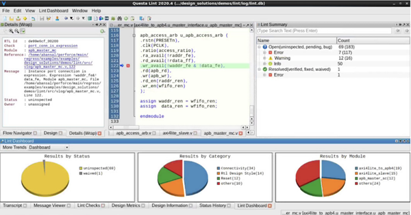 metriche questa lint per rtl