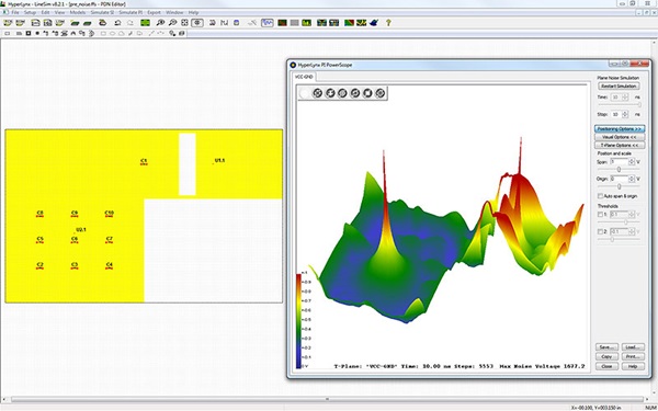 Simulazione termica 3D dell'analisi dell'integrità della potenza